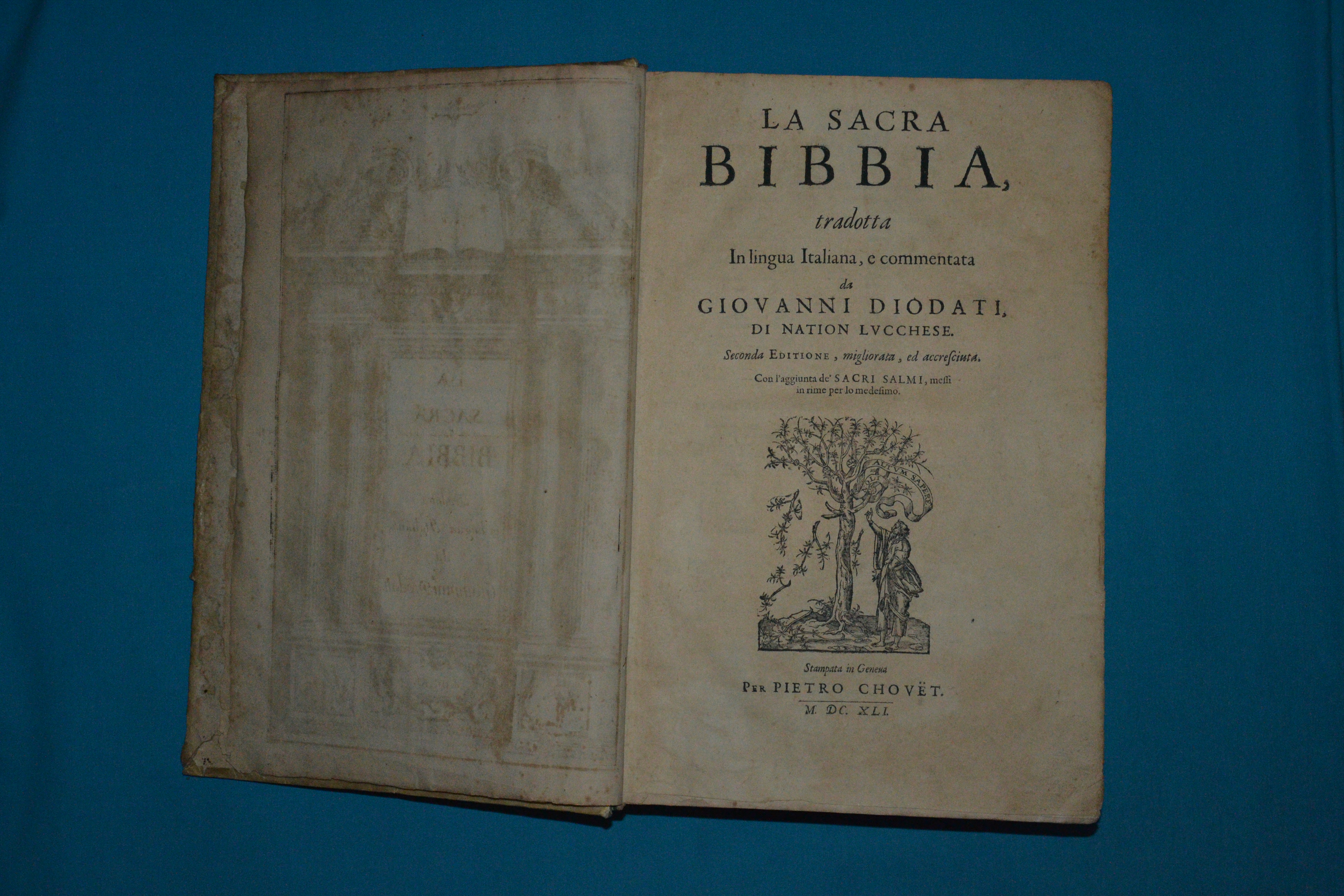 La Sacra Bibbia, tradotta in lingua Italiana, e commentata da